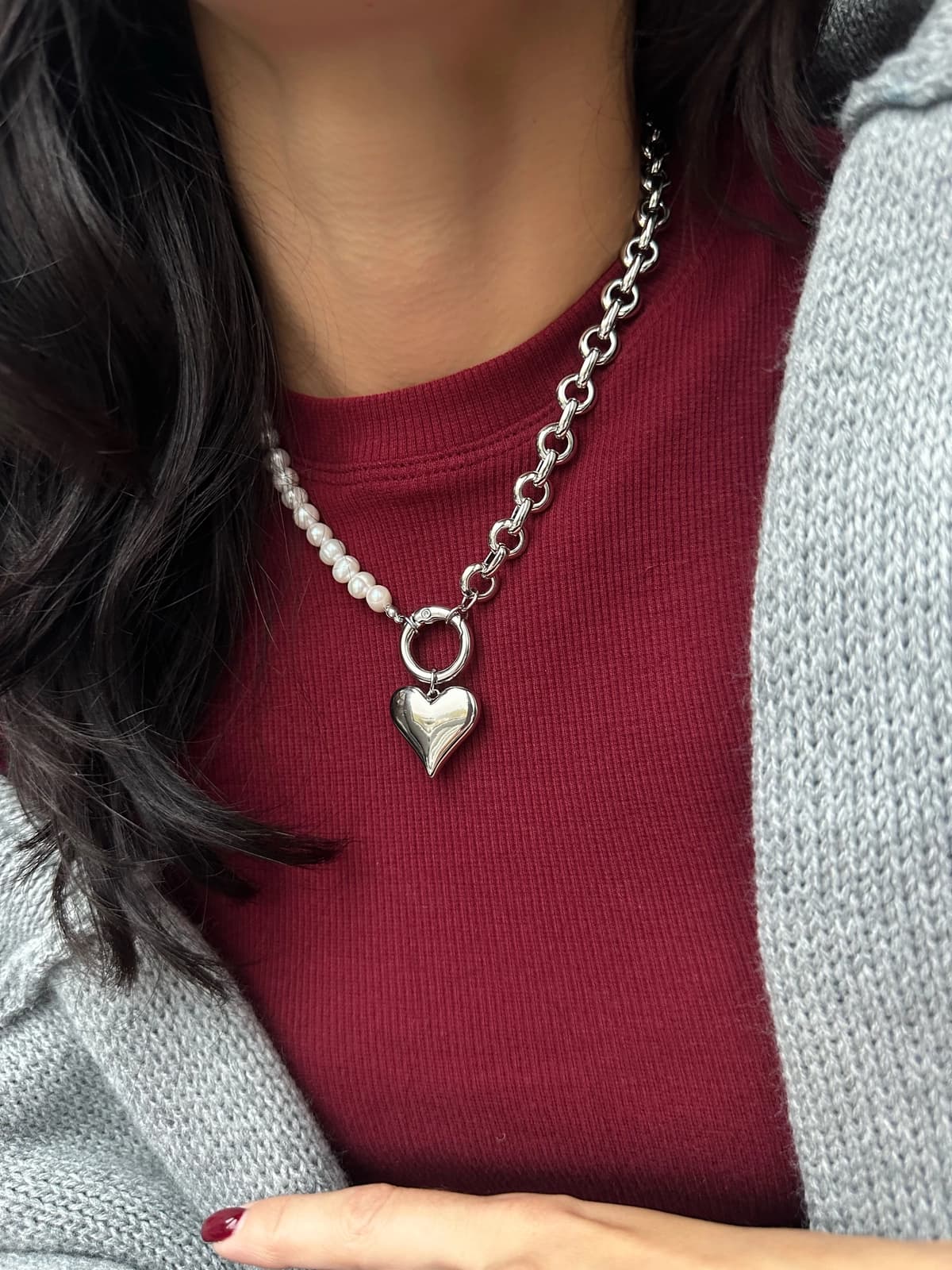 Колье Pearl & Chain 