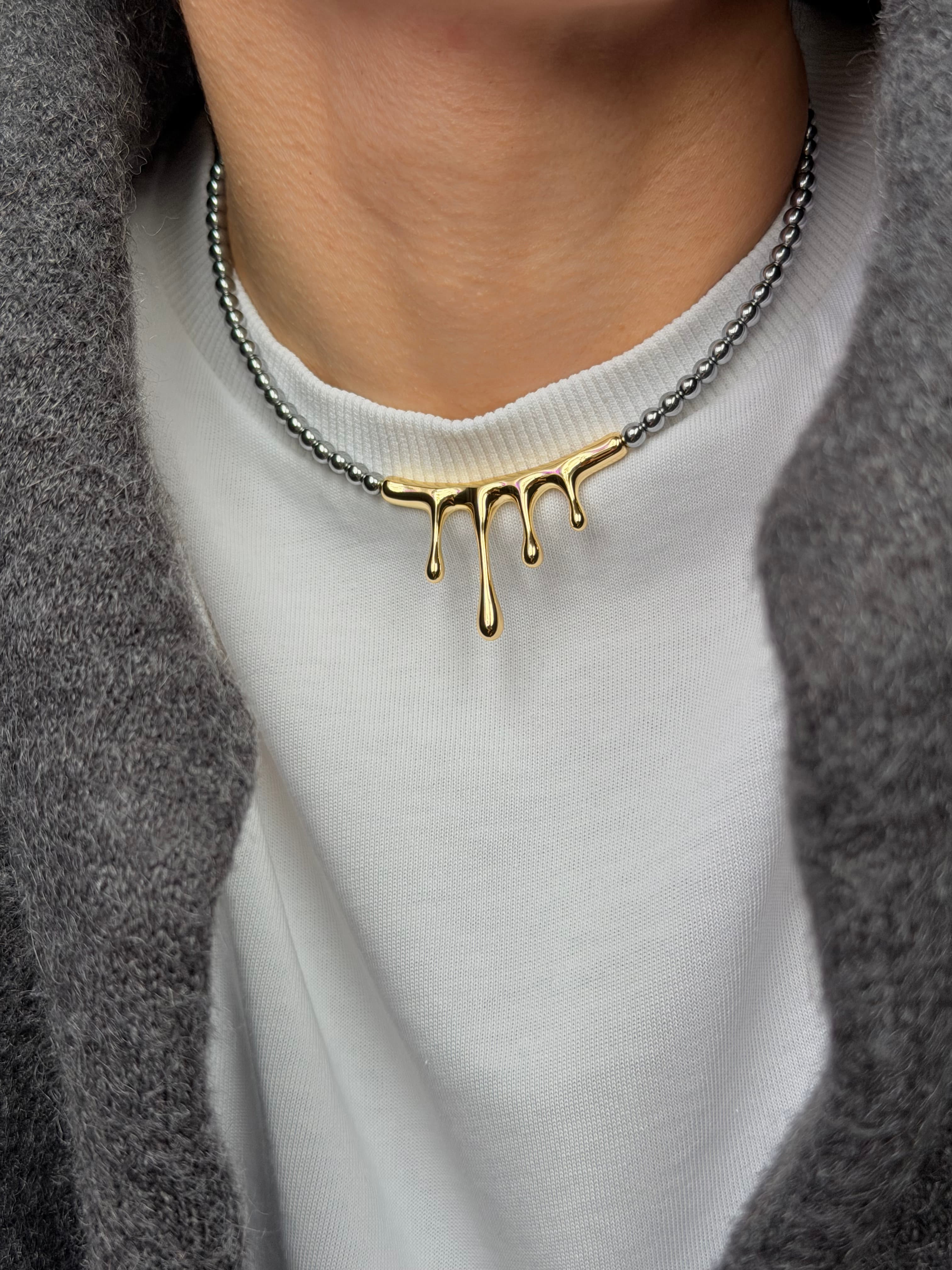 Чокер ТОЧКА ПЛАВЛЕНИЯ Золото